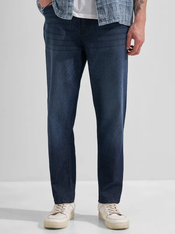 Highlander Men Blue Relaxed Fit Stretchable Jeans