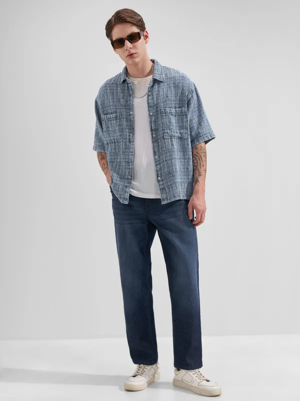 Highlander Men Blue Relaxed Fit Stretchable Jeans