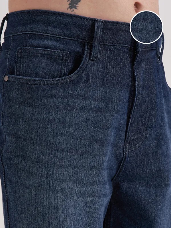 Highlander Men Blue Relaxed Fit Stretchable Jeans