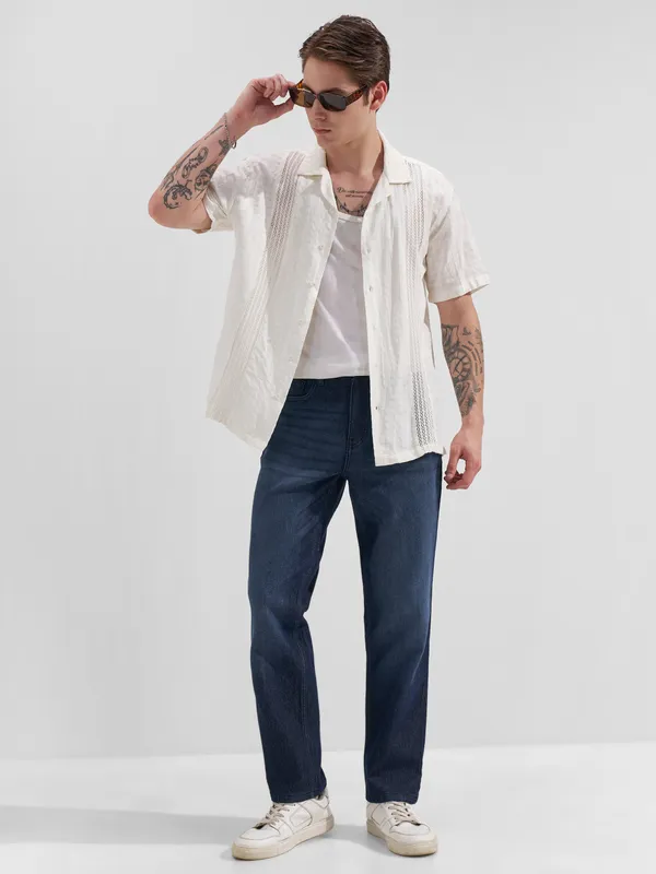 Highlander Men Blue Regular Fit Stretchable Jeans