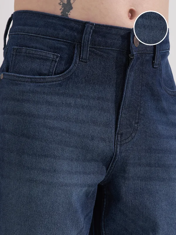 Highlander Men Blue Regular Fit Stretchable Jeans