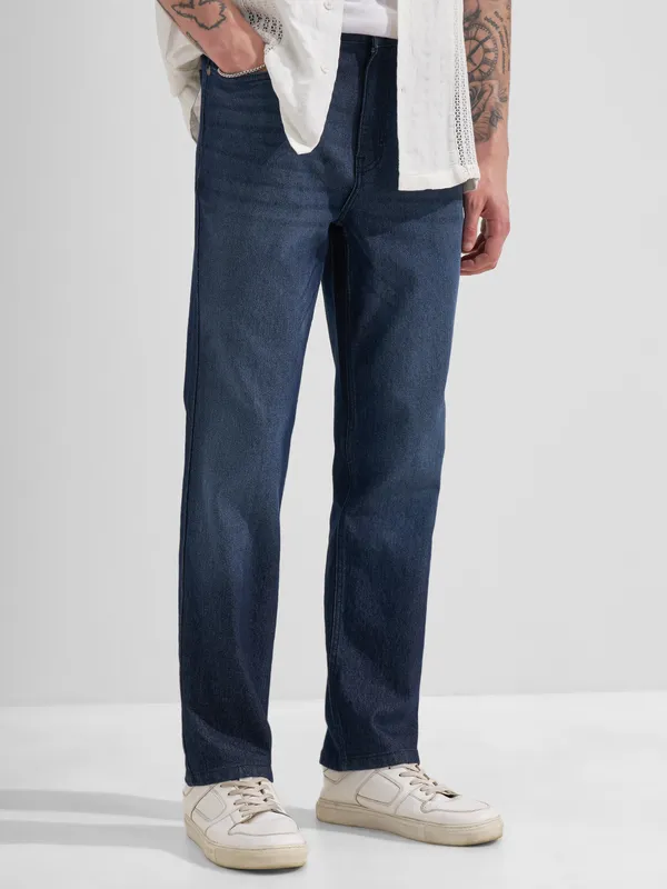 Highlander Men Blue Regular Fit Stretchable Jeans