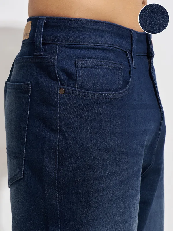 Purple By Highlander Men Blue Loose Fit Stretchable Jeans