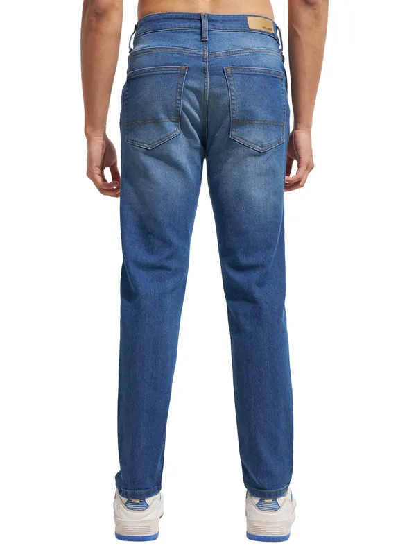 Purple By Highlander Men Blue Regular Fit Stretchable Jeans