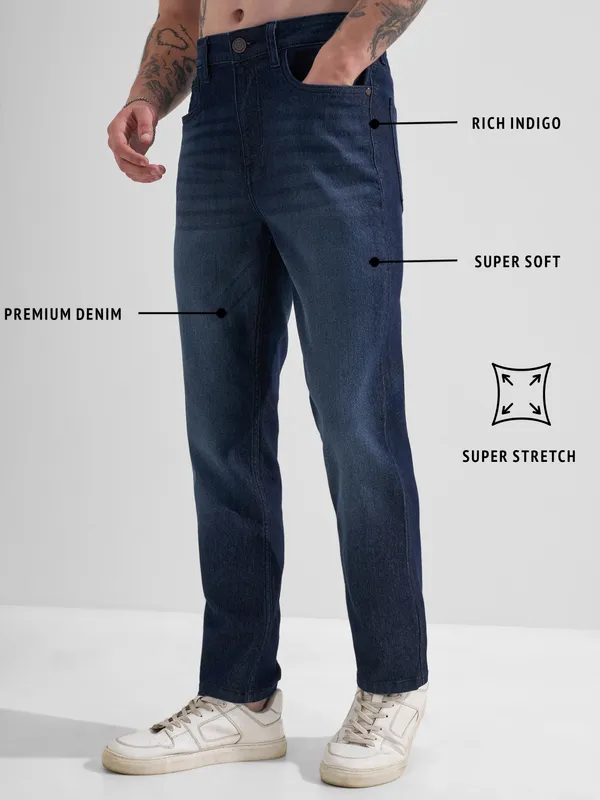 Highlander Men Blue Slim Fit Stretchable Jeans