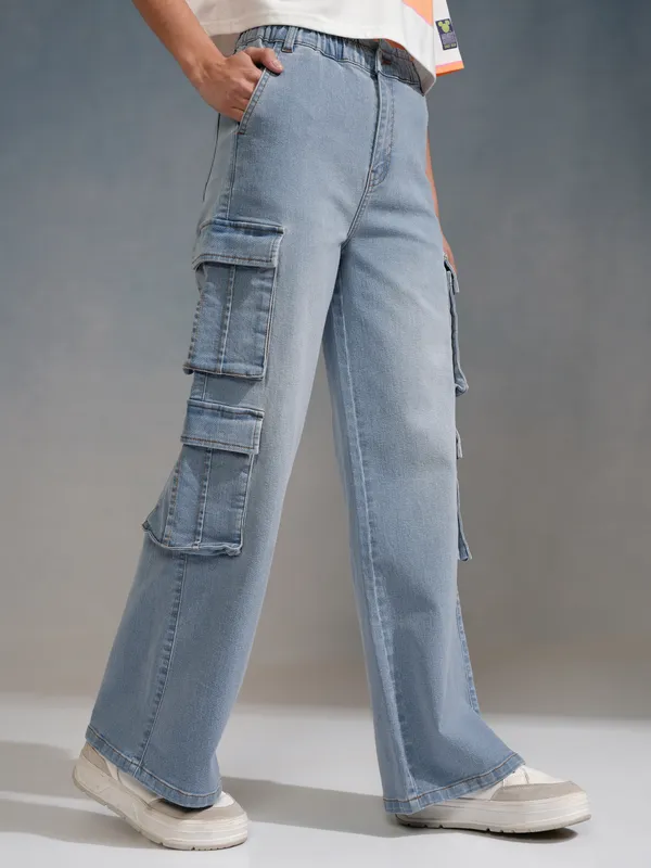 Tokyo Talkies Women Blue Straight Fit Stretchable Jeans