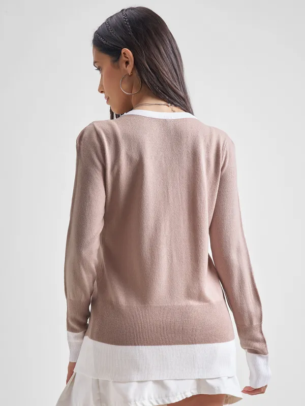 Women Solid Sweater