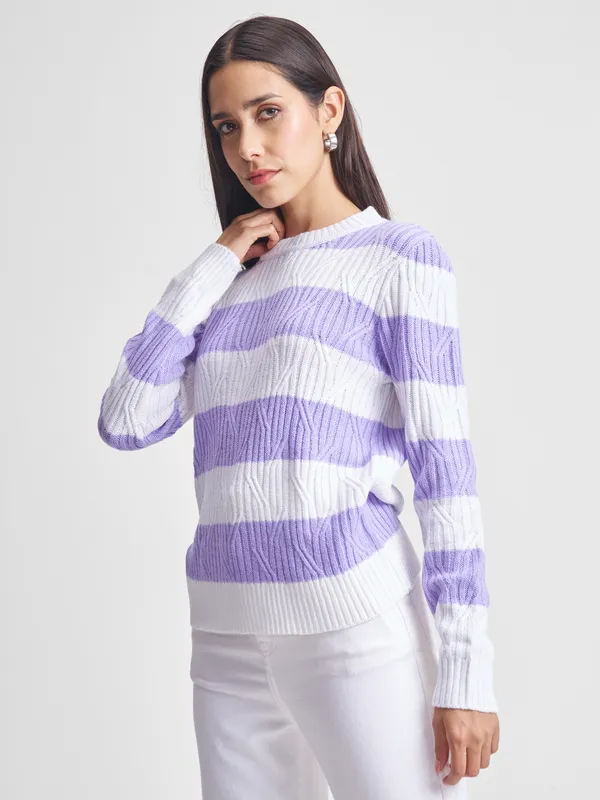 Women Striped Sweater