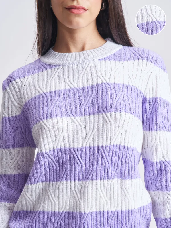 Women Striped Sweater