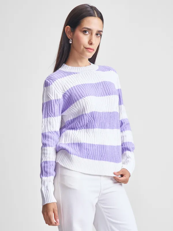 Women Striped Sweater