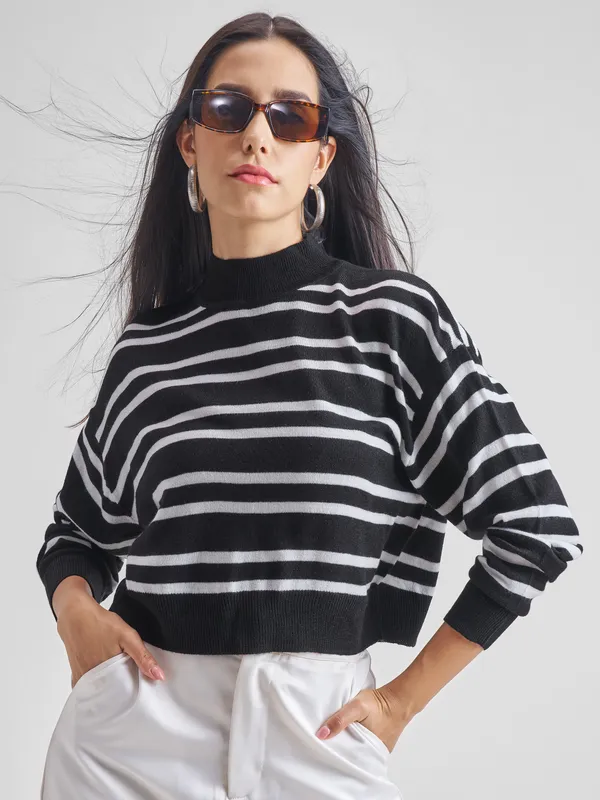 Women Striped Sweater