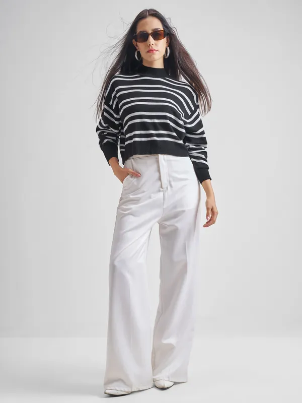 Women Striped Sweater