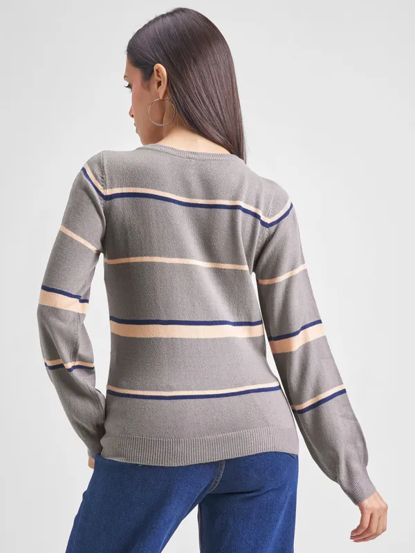 Women Striped Sweater