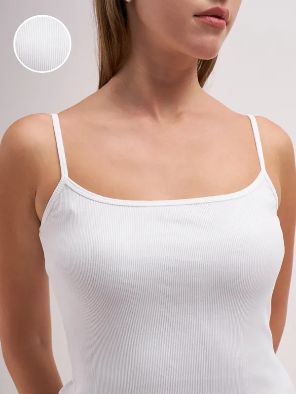 Tokyo Talkies Women White Solid Regular Top