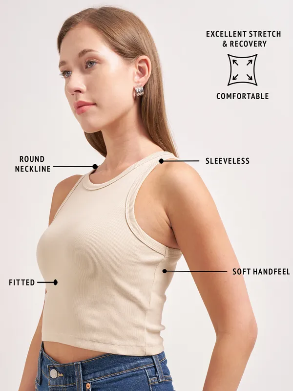 Tokyo Talkies Women Brown Solid Regular Top