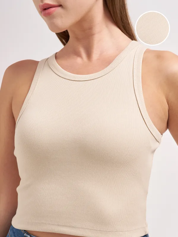 Tokyo Talkies Women Brown Solid Regular Top