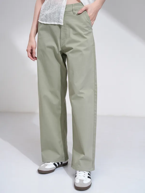 Women Flared Casual Trouser