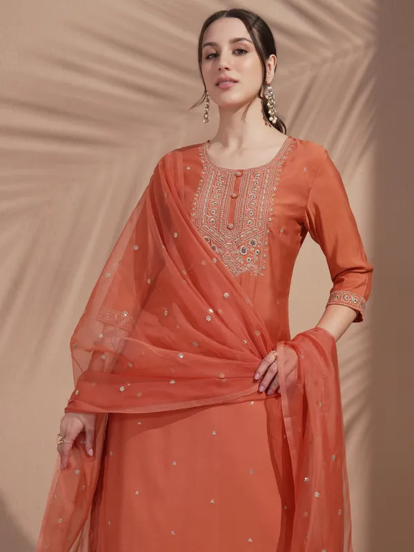 Women Kurta With Trouser And Dupatta