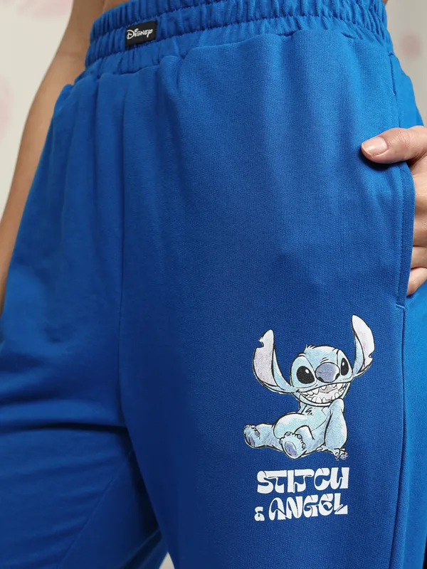 Stitch Women T-shirt With Joggers Co-Ords