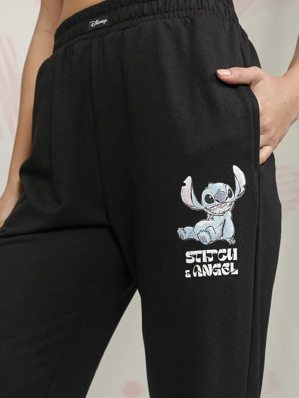 Stitch Women T-Shirt With Jogger Co-Ords