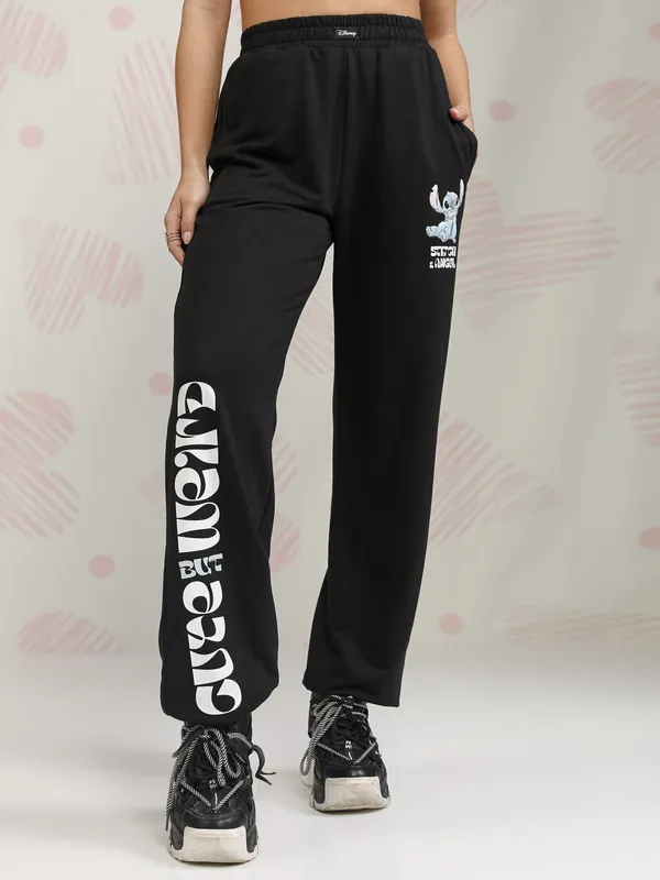 Stitch Women T-Shirt With Jogger Co-Ords
