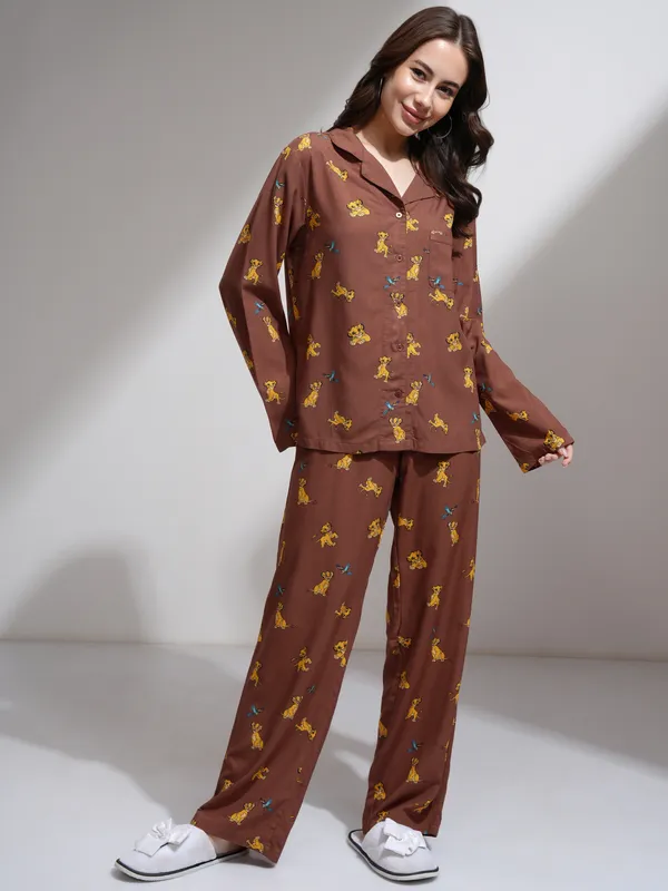 Simba Women Shirt With Palazzos Co-Ords