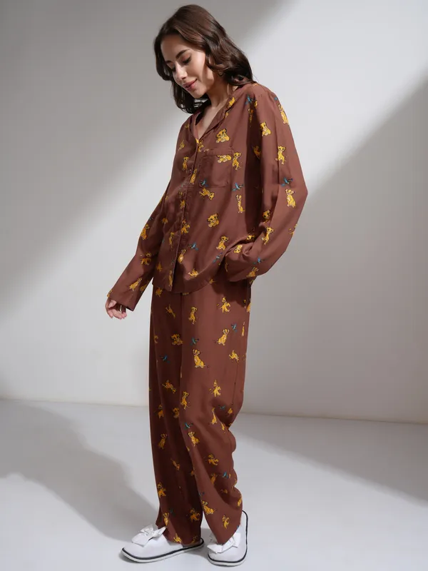 Simba Women Shirt With Palazzos Co-Ords