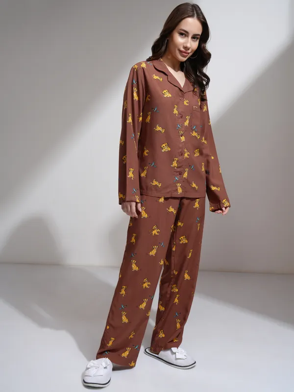 Simba Women Shirt With Palazzos Co-Ords
