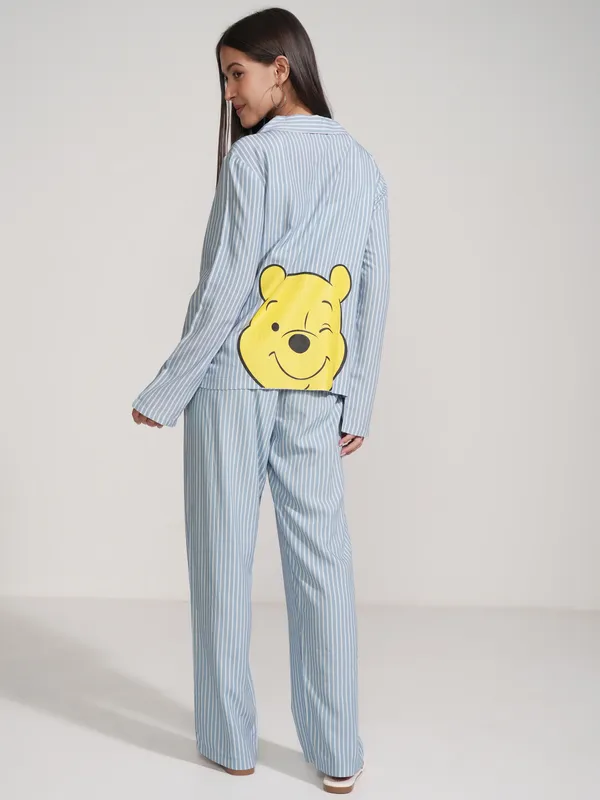 Winnie The Pooh Women Shirt With Trouser Co-Ords