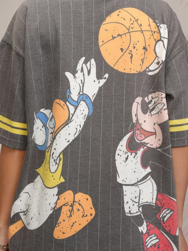 Donald Duck Printed Oversized Fit T-Shirt