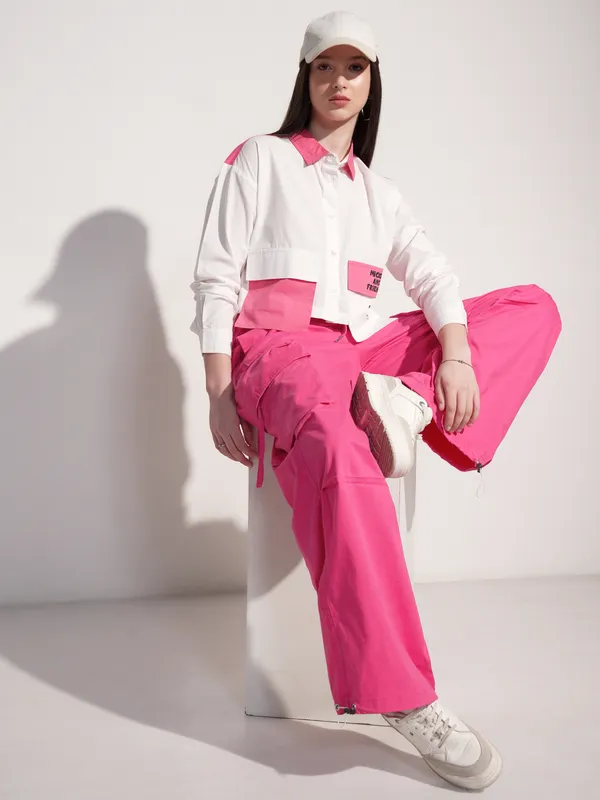 Mickey And Friends Women Printed Casual Shirt