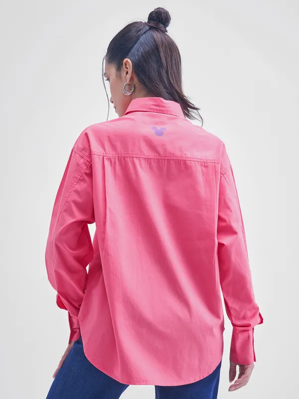 Mickey Mouse Women Printed Regular Fit casual shirts