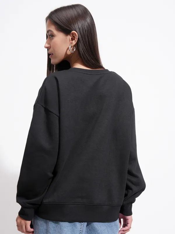 Inside Out Women Printed Sweatshirt