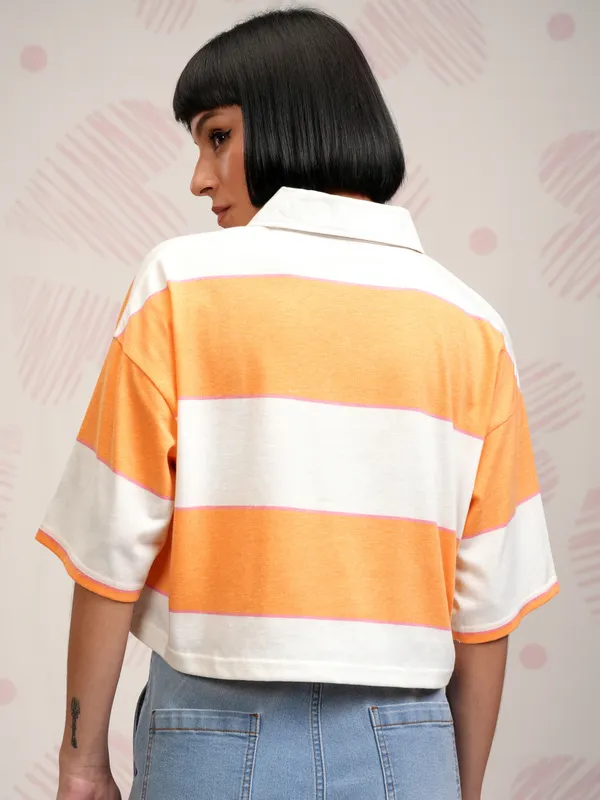 Simba Printed Boxy Fit Polo T-Shirt