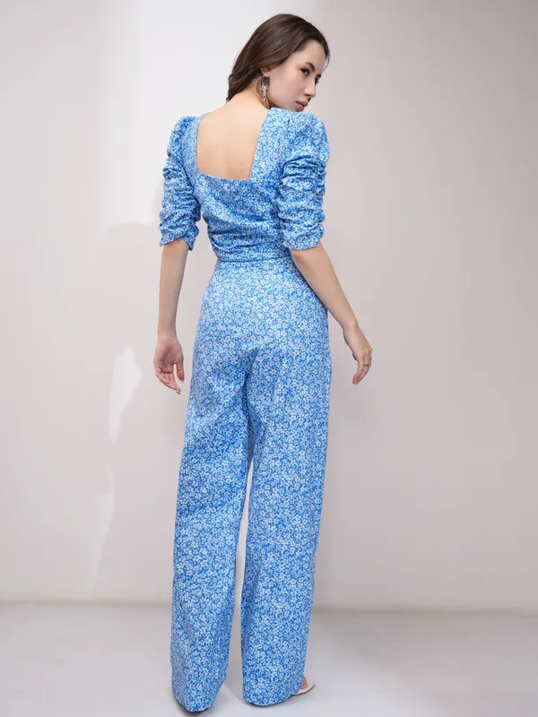  Tokyo Talkies Women Blue Co-Ords