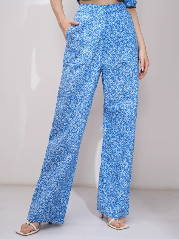  Tokyo Talkies Women Blue Co-Ords