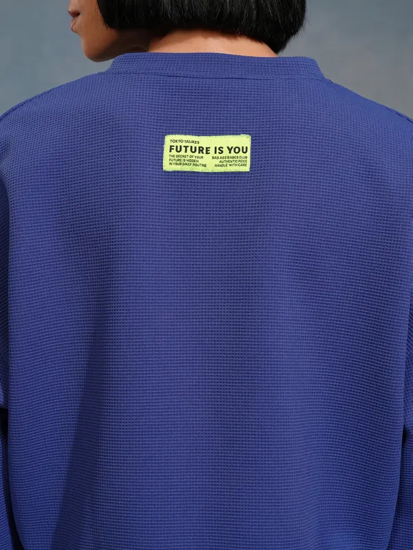 Tokyo Talkies Women Blue Top With Joggers