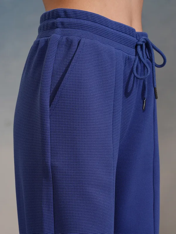 Tokyo Talkies Women Blue Top With Joggers