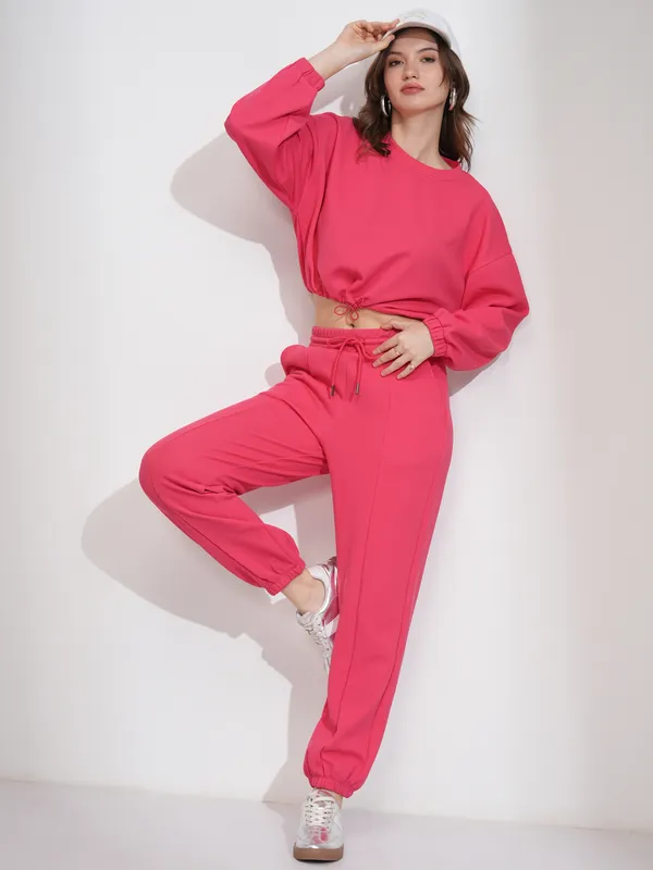 Women Top With Joggers Co-Ords