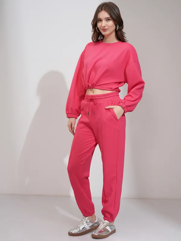 Women Top With Joggers Co-Ords