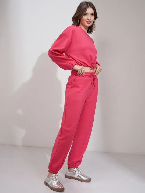 Women Top With Joggers Co-Ords