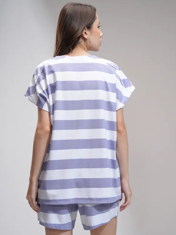 Tokyo Talkies Women White Top With Short