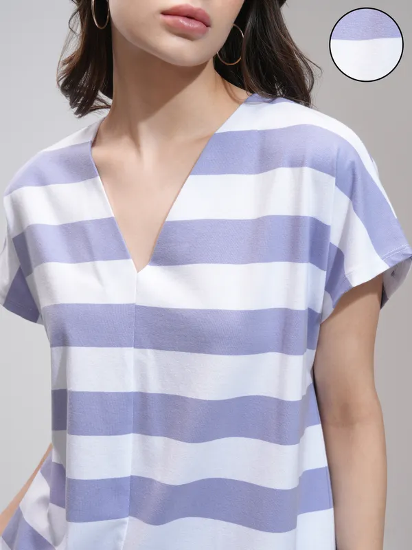 Tokyo Talkies Women White Top With Short