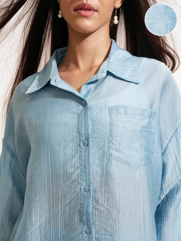 Women Shirt With Short Co-Ords