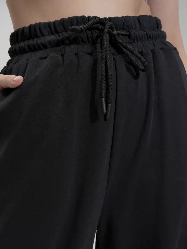 Tokyo Talkies Women Black Top With Trousers Co-Ords