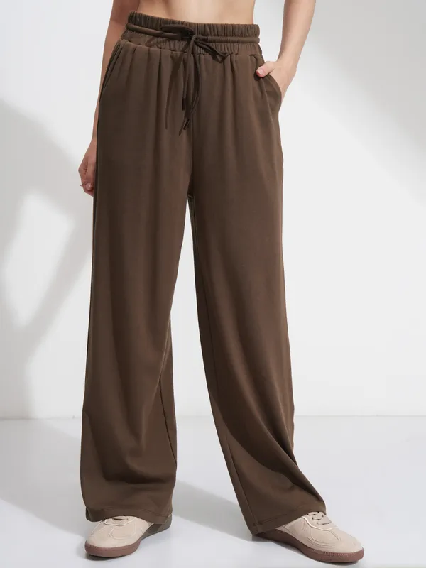 Tokyo Talkies Women Brown Top With Trouser
