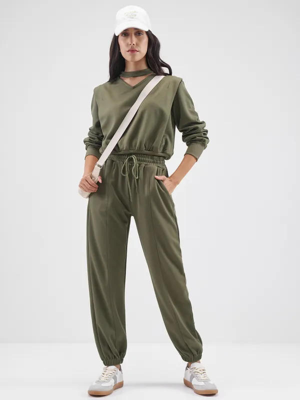 Women Top With Joggers Co-Ords