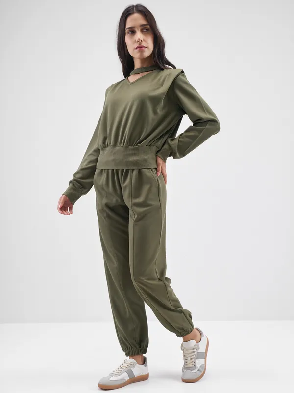 Women Top With Joggers Co-Ords