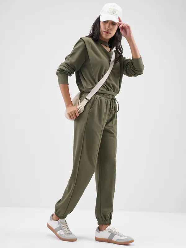 Women Top With Joggers Co-Ords