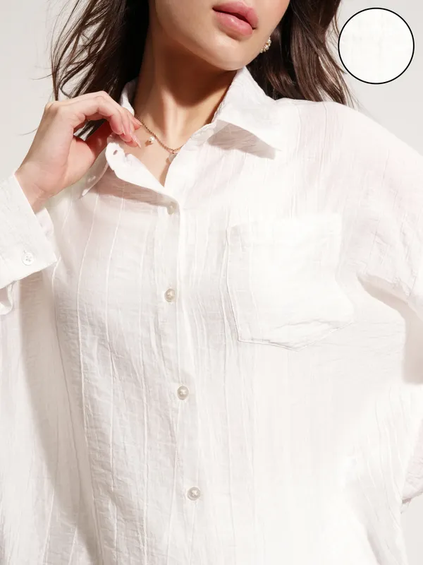 Women Shirt With Short Co-Ords